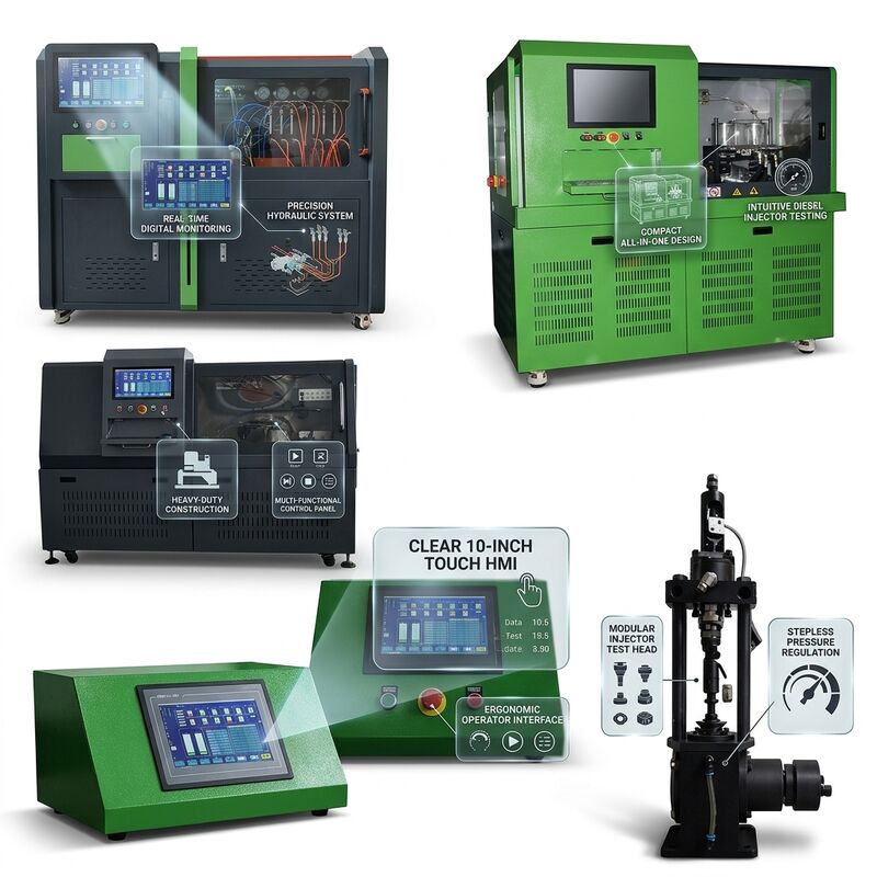 CRP-Multi 4-in-1 유니버설 디젤 펌프 테스트 벤치 15Kw VFD 및 2500 바 압력 범위