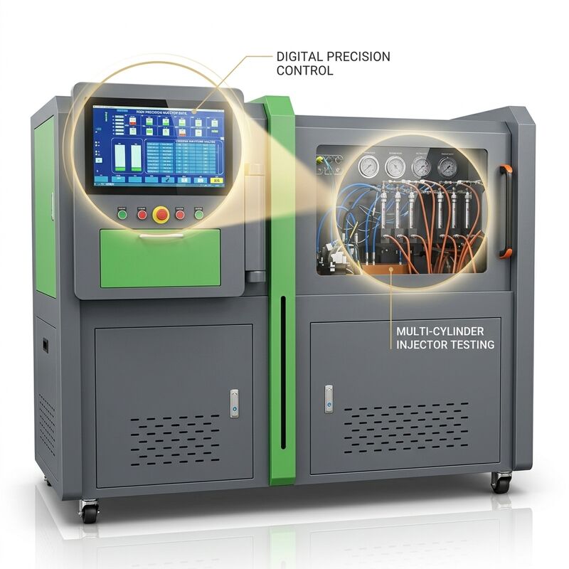 CRP-HD 고유량 커먼레일 펌프 시험대 (18.5Kw 기어 구동, 2500Bar 압력, 60L/H 연료 공급률)